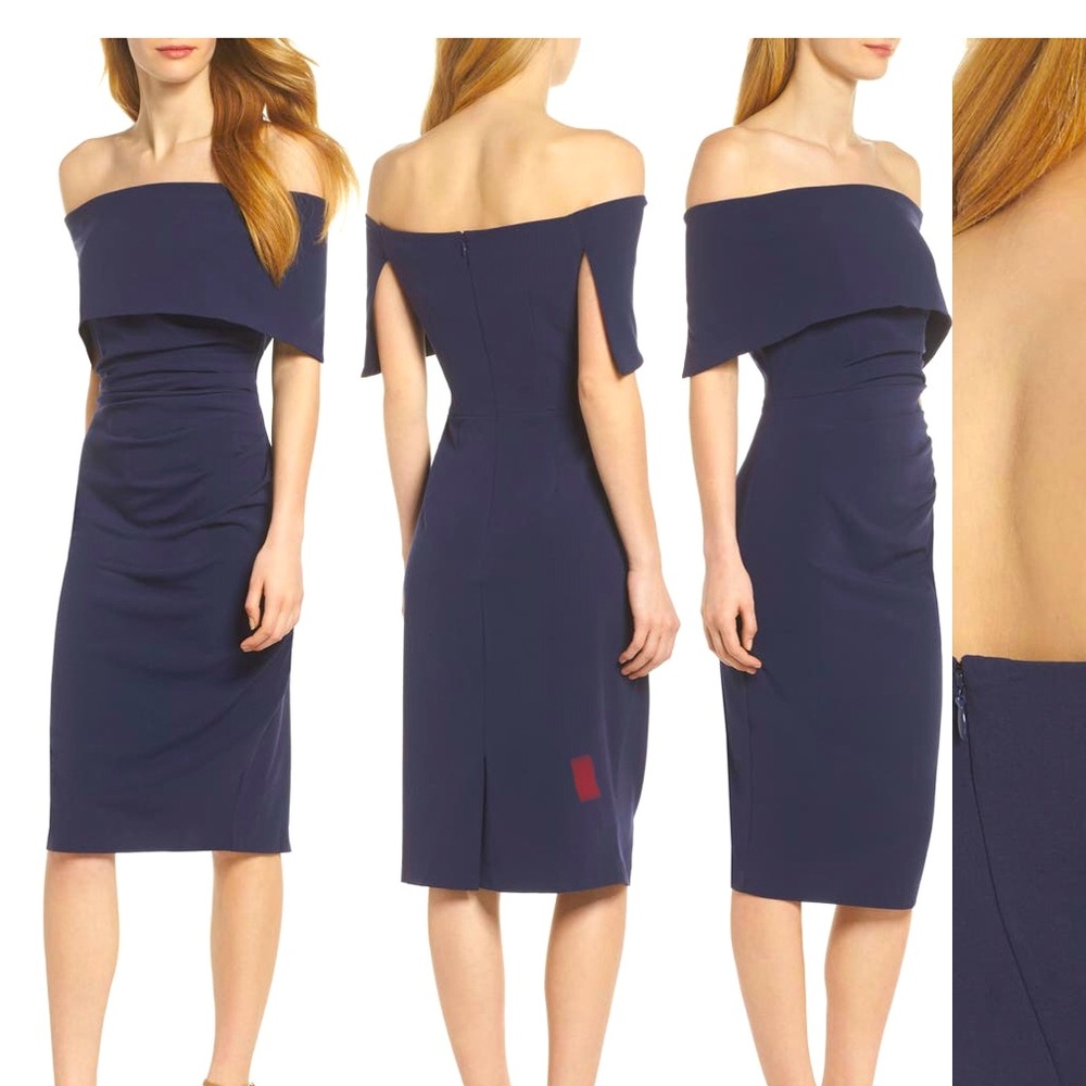 Vince Camuto Popover Cocktail Dress